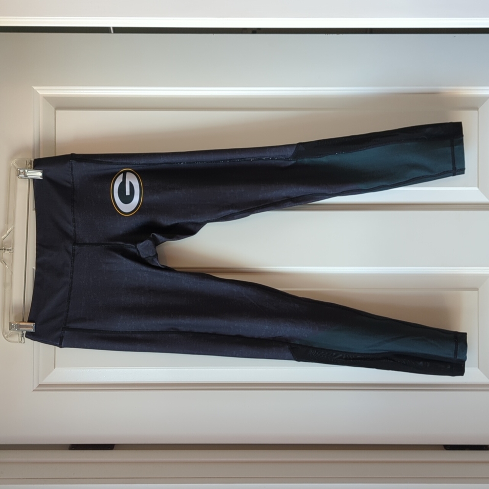 NFL Black Leggings with Team Logo